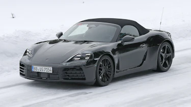 Porsche Boxster EV - front tracking