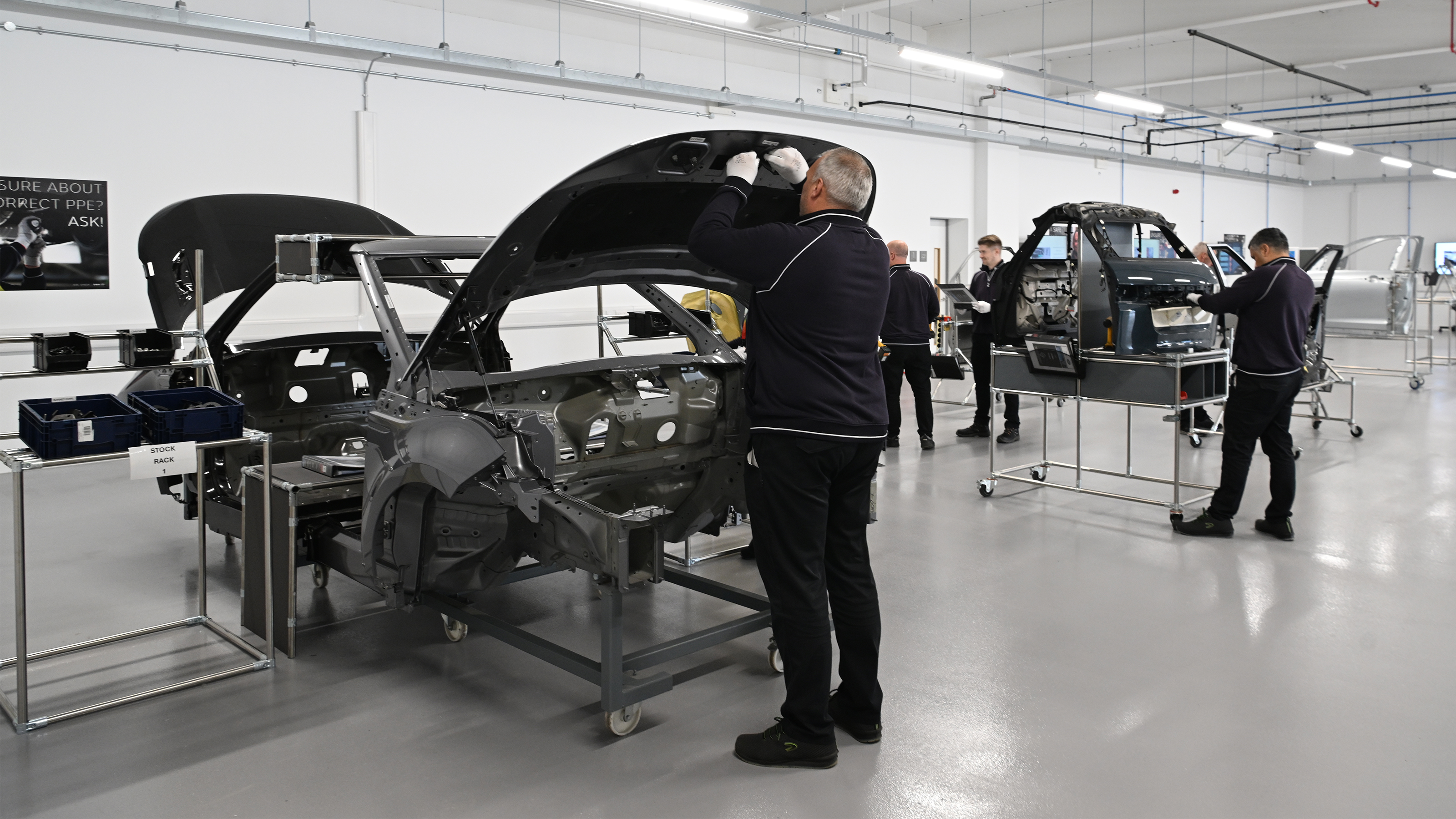 Halewood factory - cars being built