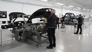 Halewood factory - cars being built