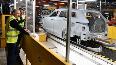 Halewood factory - production line