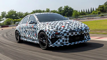 Hyundai Ioniq 6 N prototype - front tracking