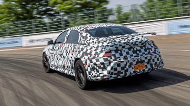 Hyundai Ioniq 6 N prototype - rear tracking