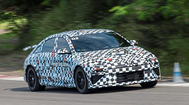 Hyundai Ioniq 6 N prototype - front cornering