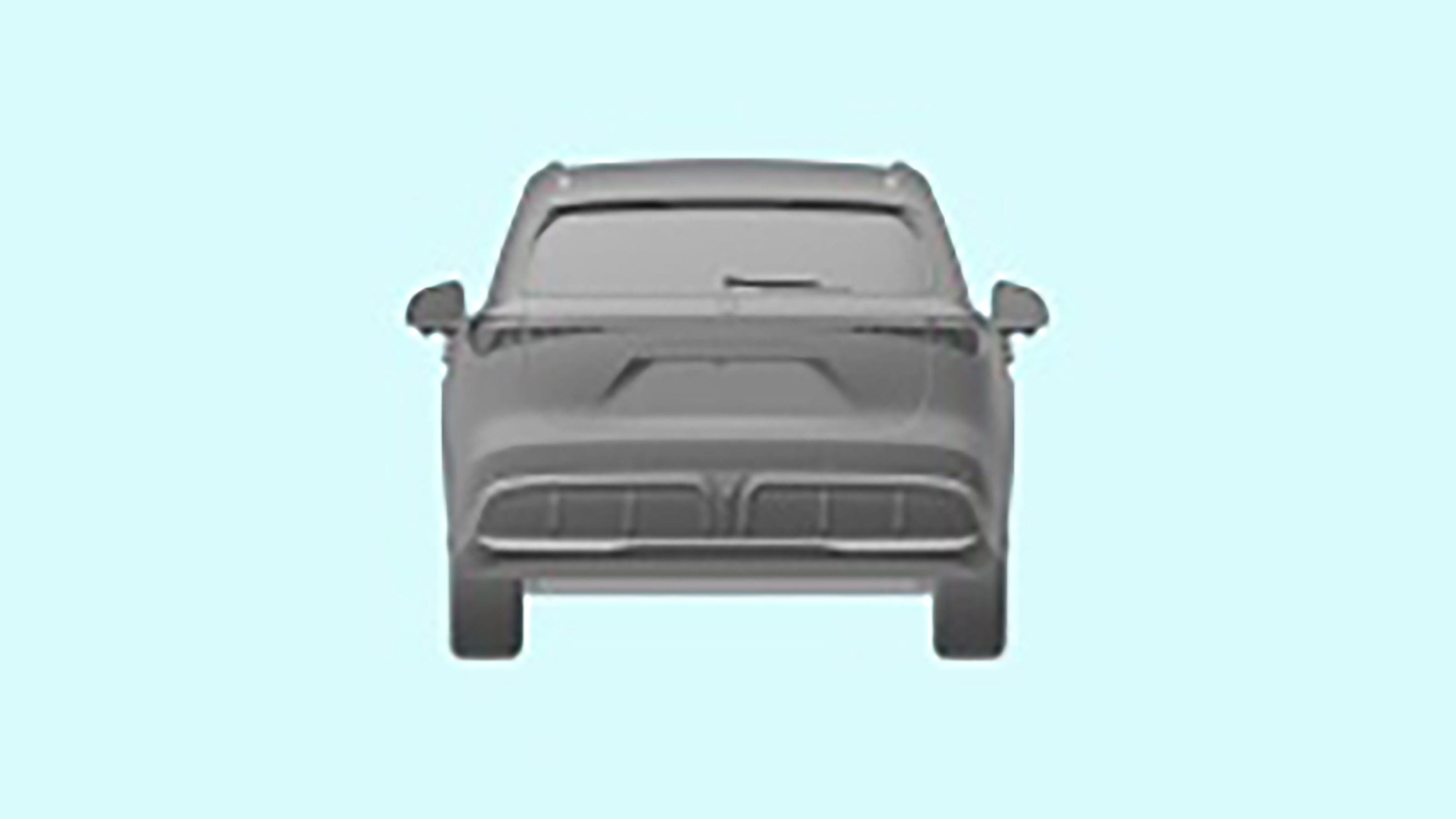 New MGS6 EV - rear end