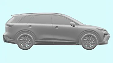 New MGS6 EV - side profile