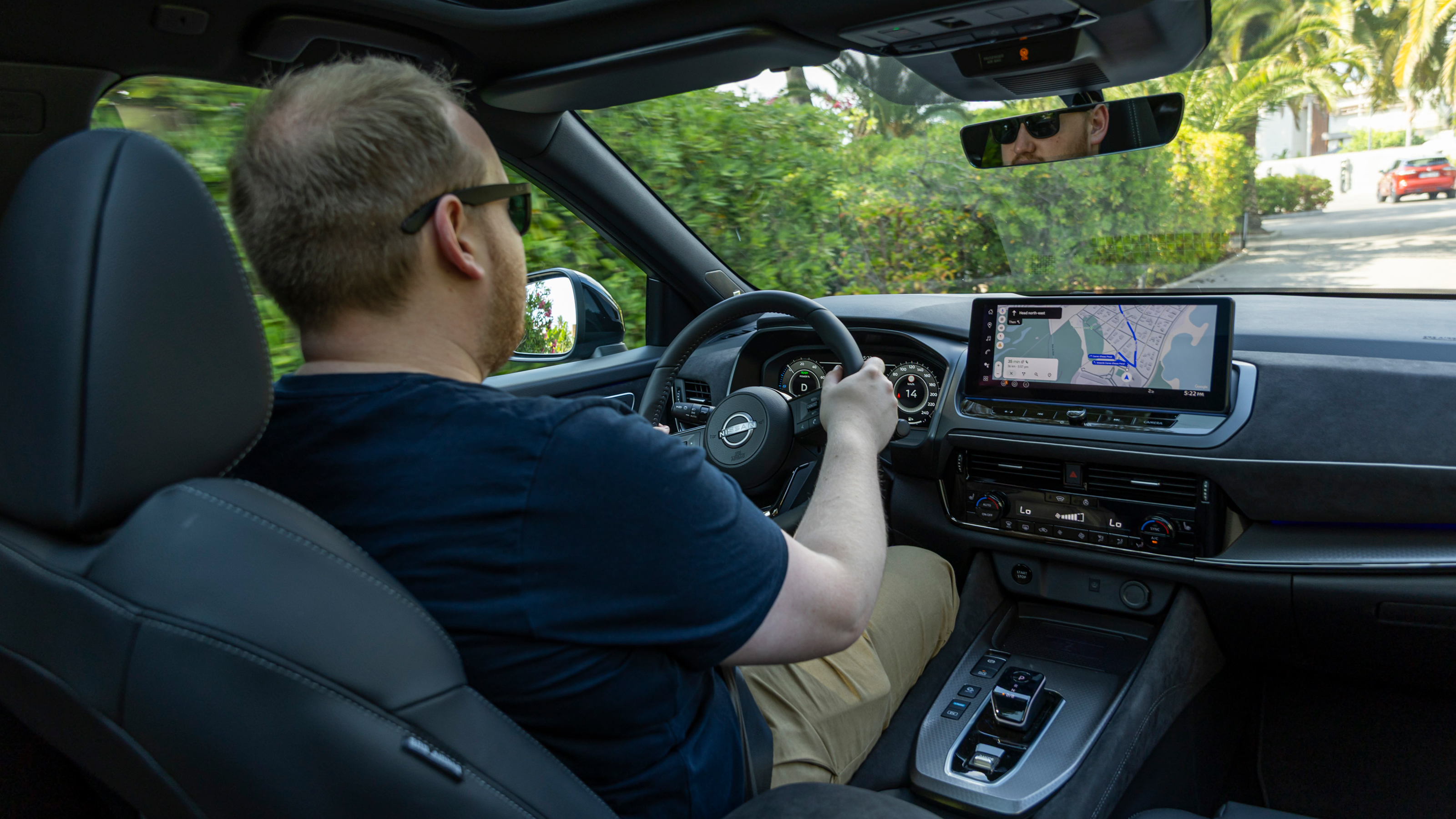 Auto Express news reporter Ellis Hyde driving the Nissan Qashqai e-Power Tekna+
