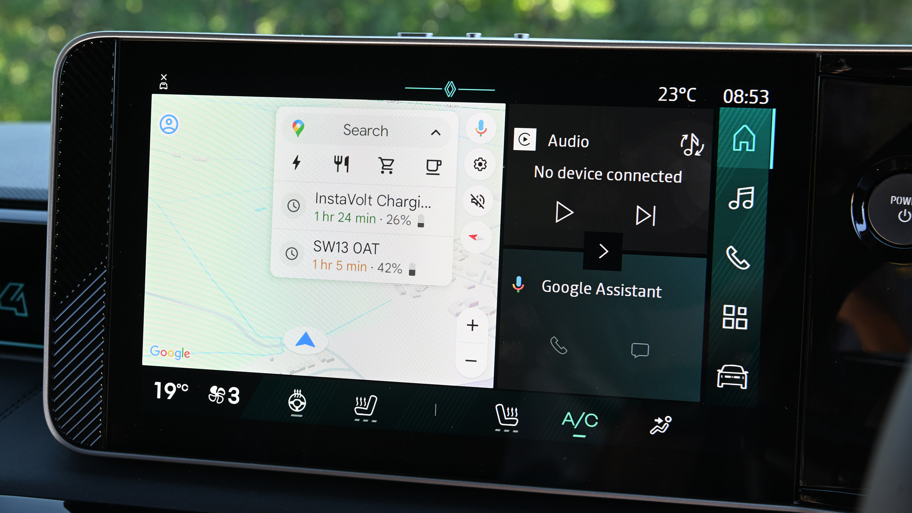 Renault 4 - sat-nav