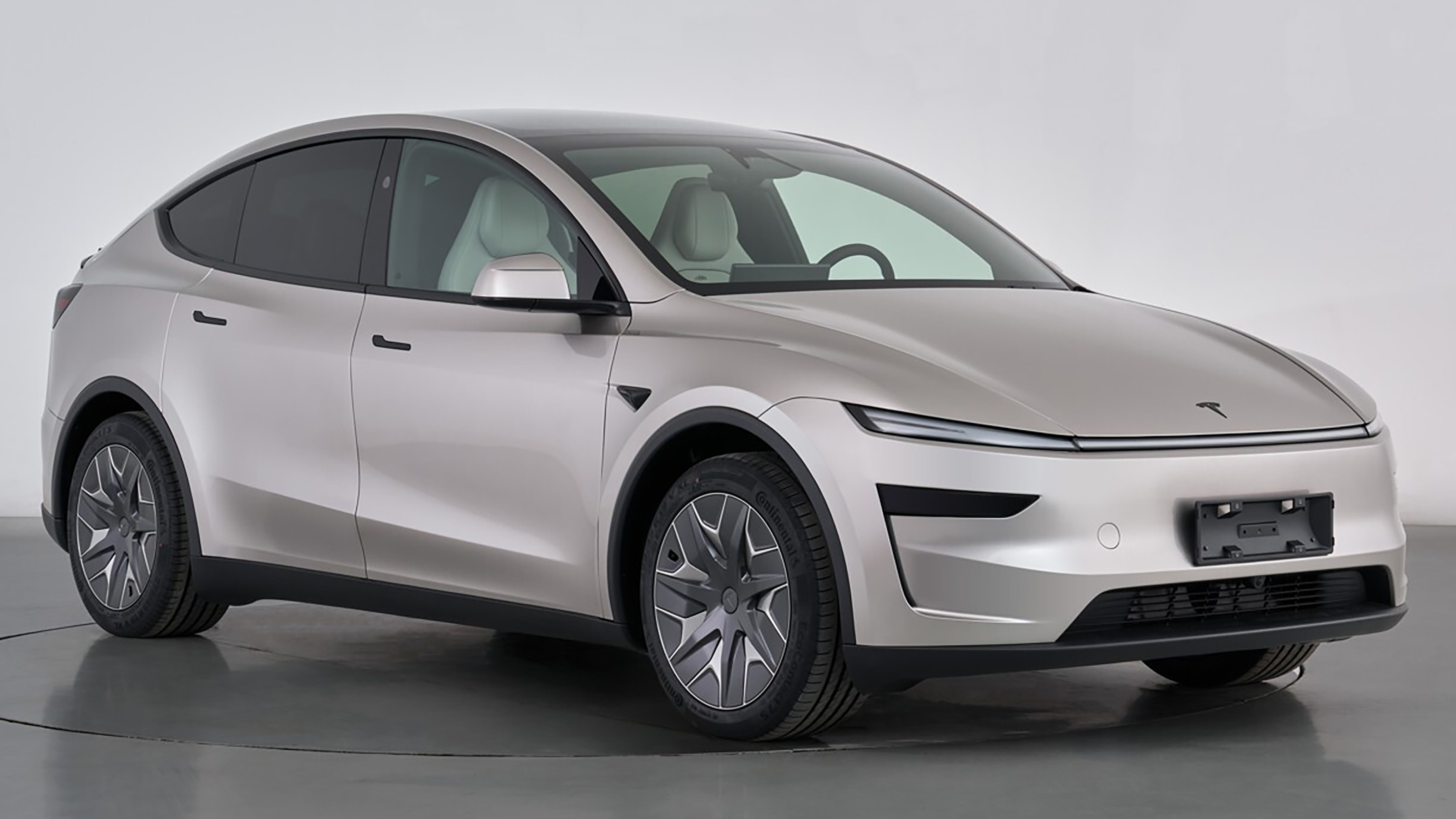 Tesla Model Y leaked - front 3/4 from patent office