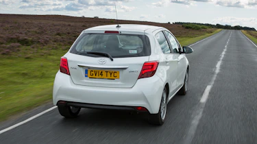Small automatic cars for £11k - Toyota Yaris, rear tracking