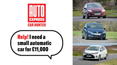 Used car hunter - small automatic cars for £11,000 - header image