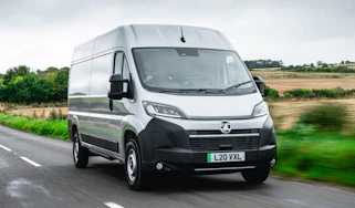 Vauxhall Movano Electric - front tracking