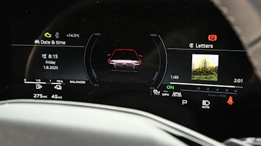 Audi A6 e-Hybrid - dashboard screen