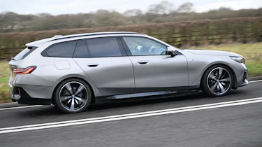BMW 530e Touring long-term - dynamic side