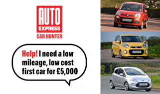 Car Hunter - used low mileage, low cost first cars, header
