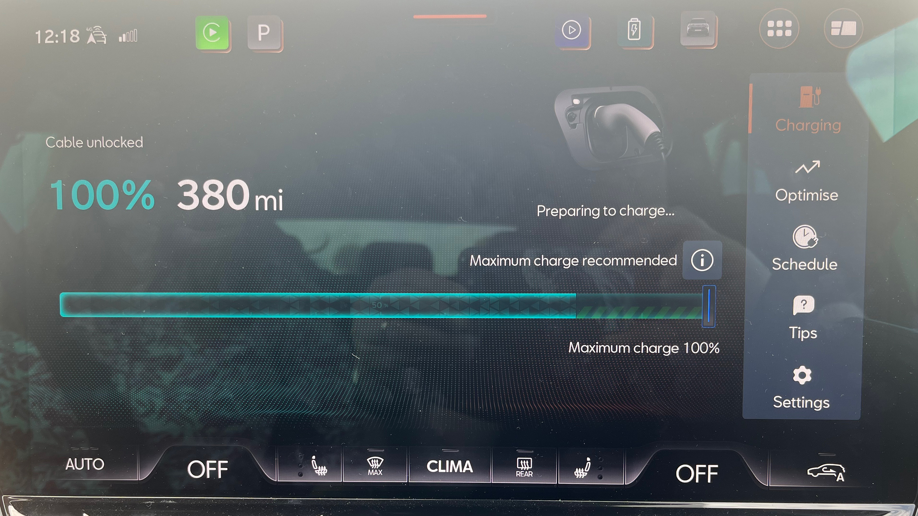 Cupra Tavascan V1 long-term - range
