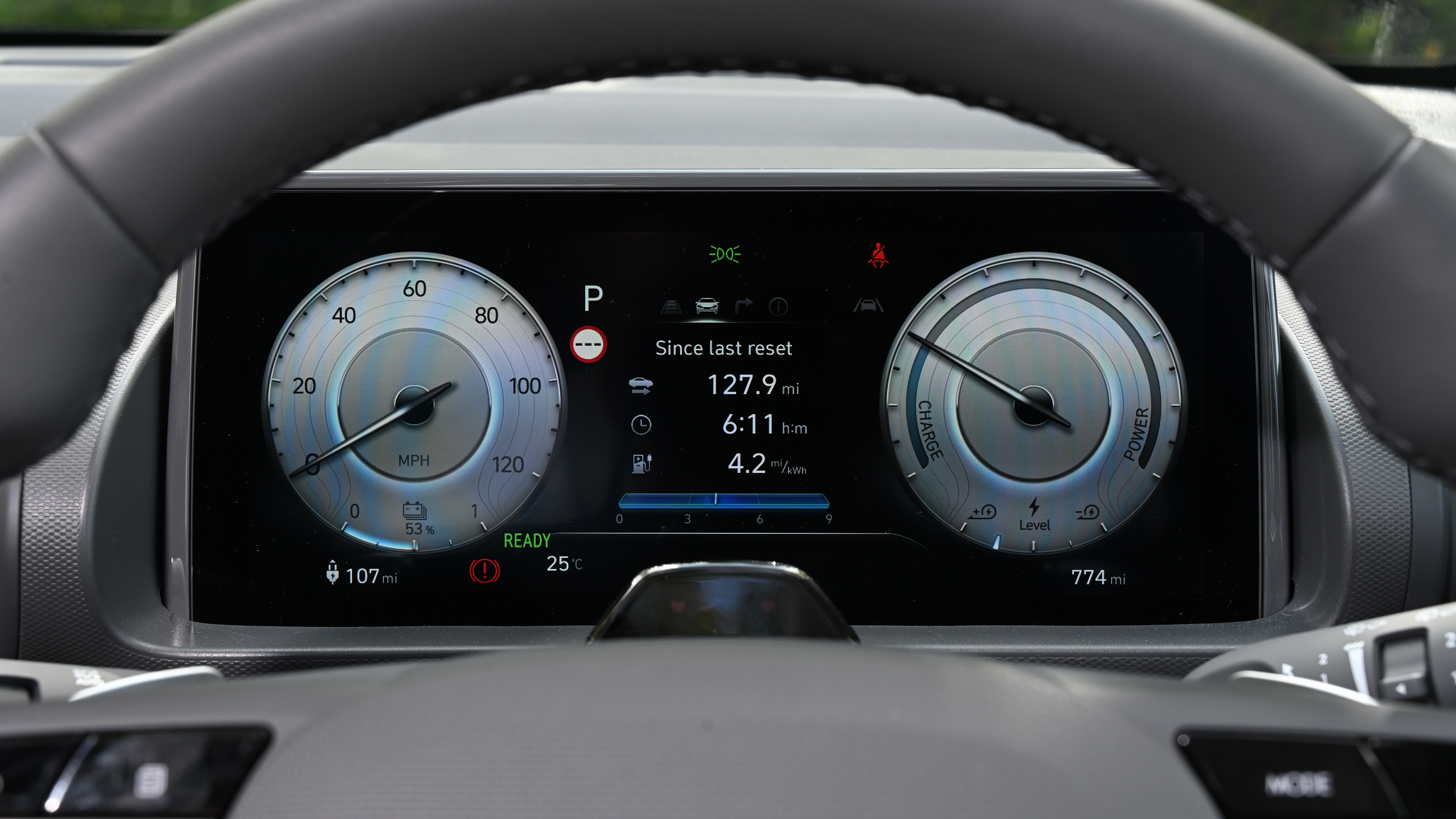 Hyundai Inster Cross - dashboard screen