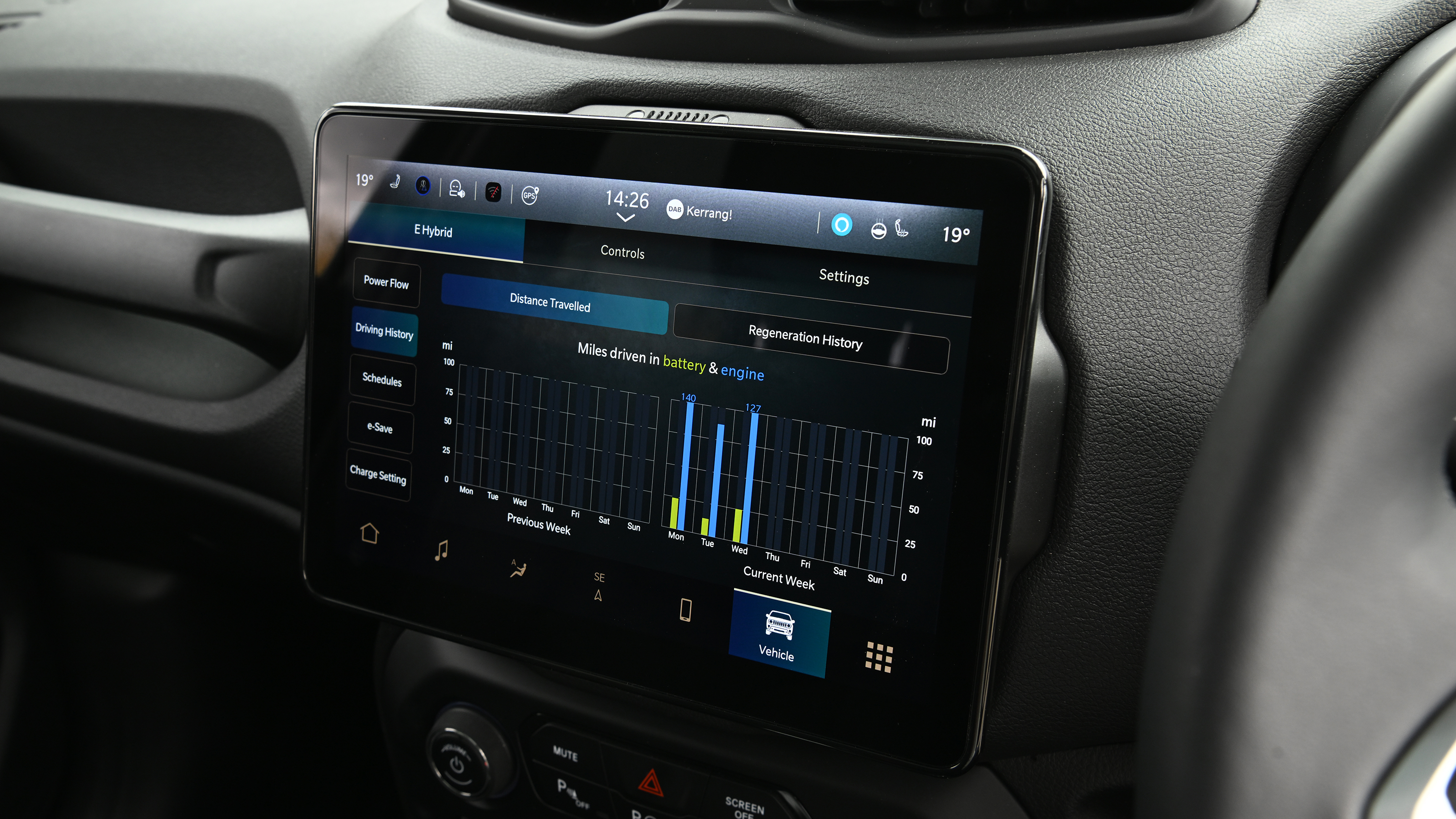 Jeep Renegade North Star - infotainment screen