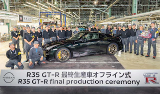 R35 Nissan GT-R final car is built
