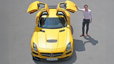 Mercedes-AMG - SLS Black Edition overhead