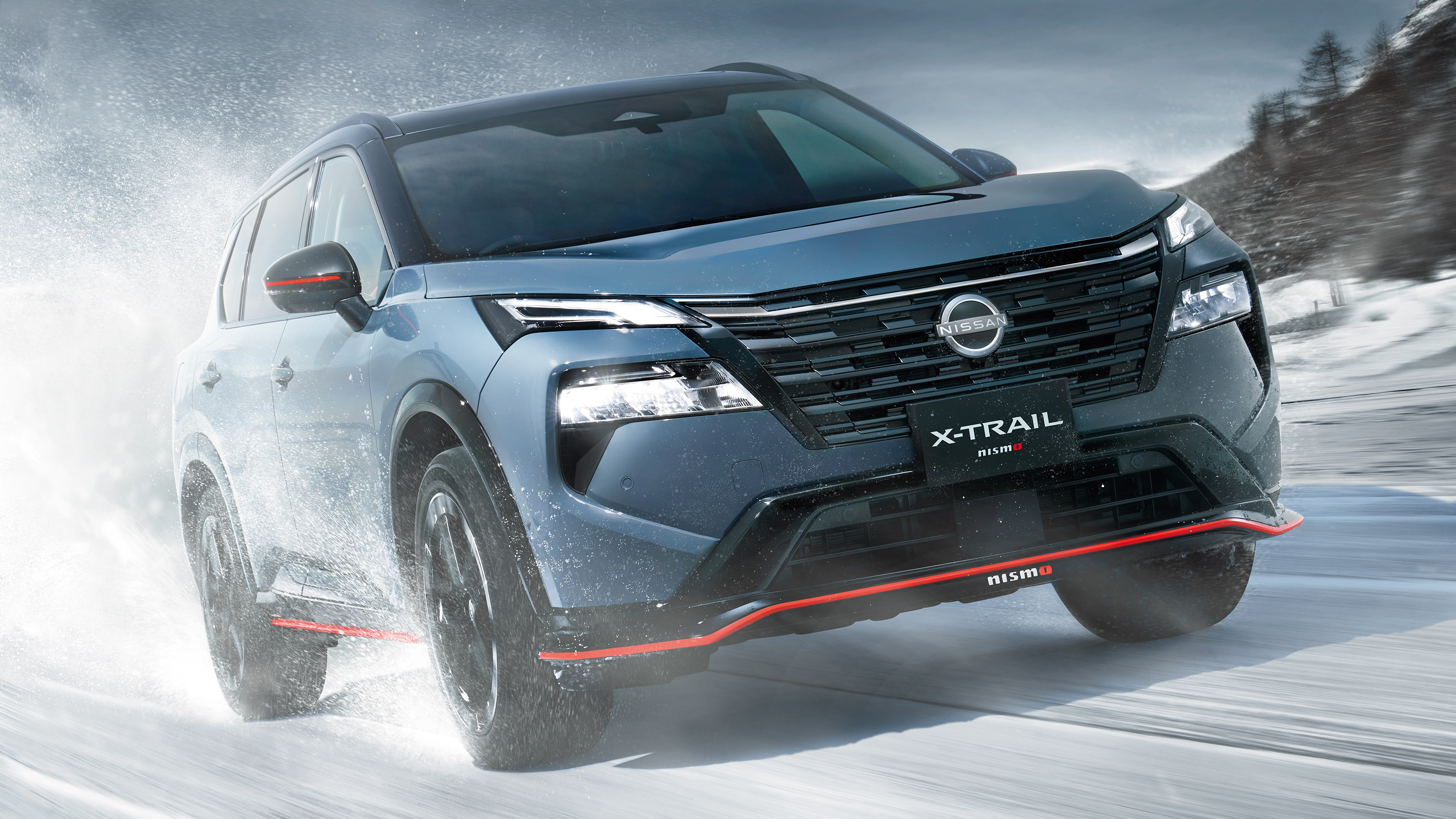 Nissan X-Trail Nismo - dynamic snow driving