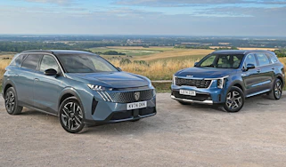 Peugeot 5008 vs Kia Sorento - front end