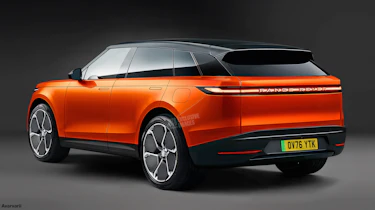 Range Rover Velar EV - rear (watermarked)
