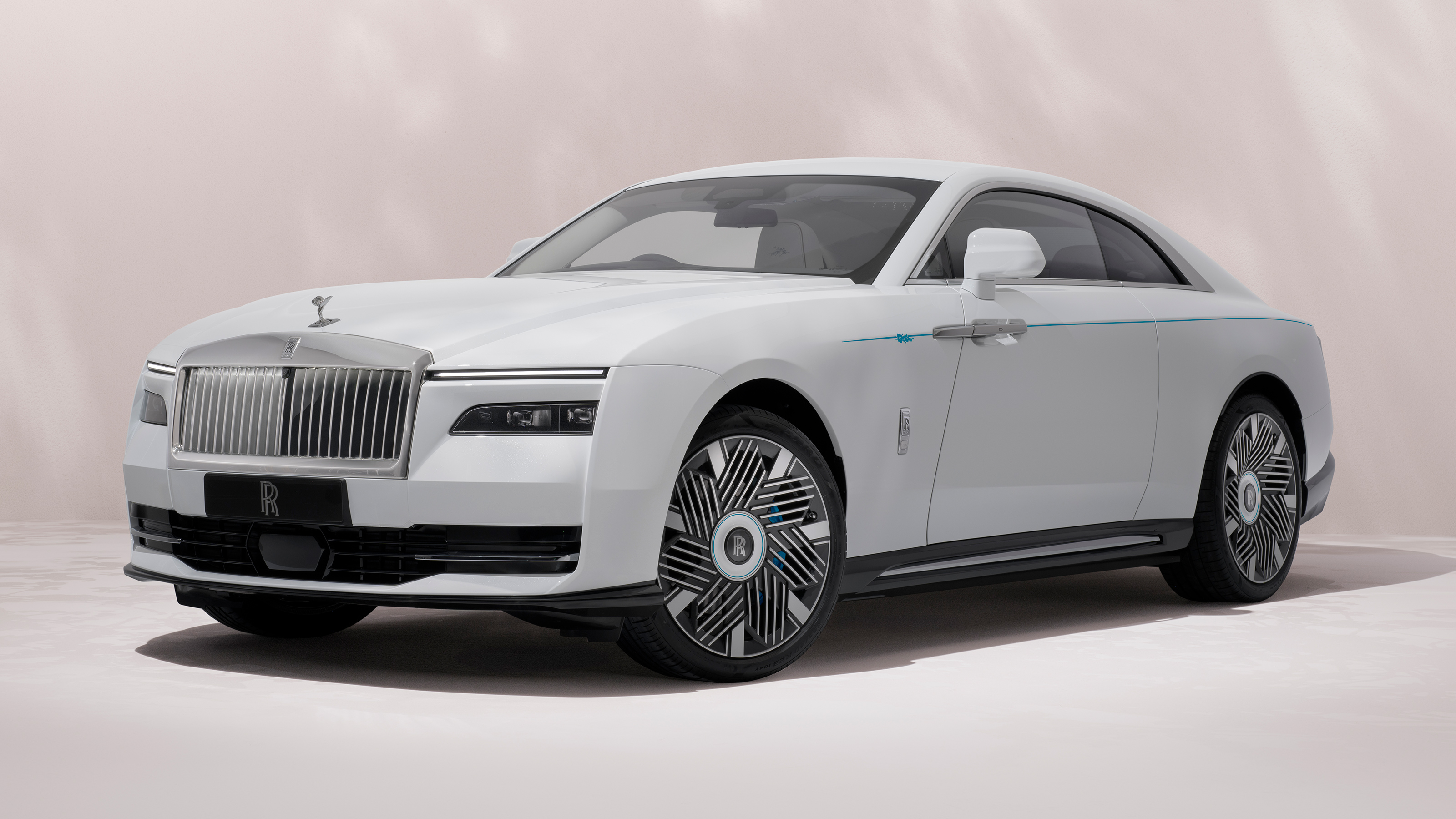 Rolls-Royce Spectre Inspired by Primavera - front 3/4 static