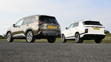 Subaru Forester and KGM Actyon - rear static