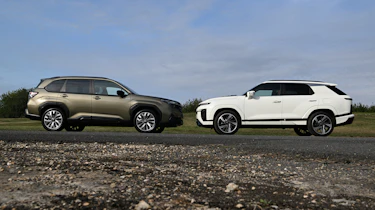 Subaru Forester and KGM Actyon - face-to-face static