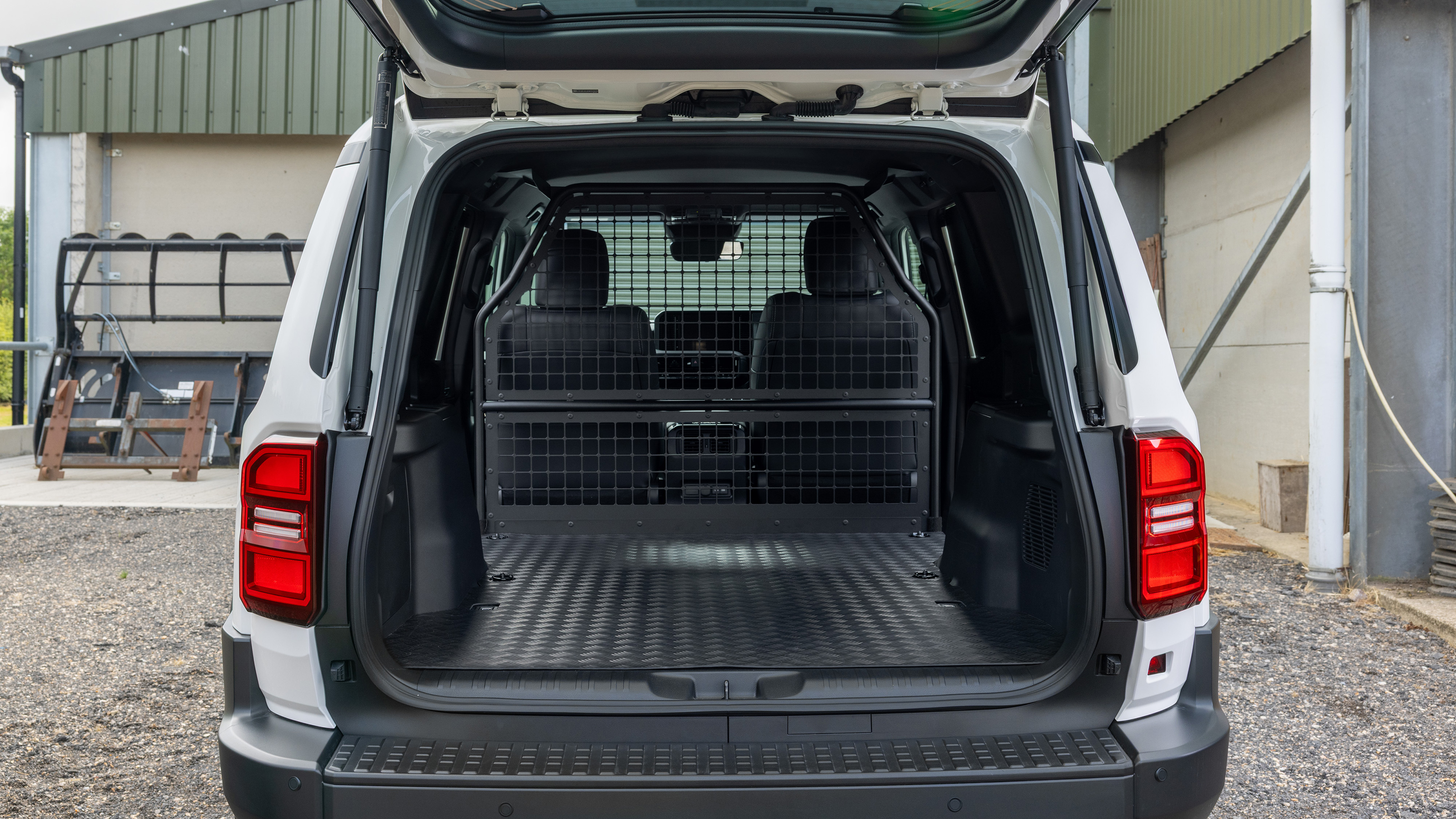 Toyota Land Cruiser Commercial - cargo bay (rear door view)