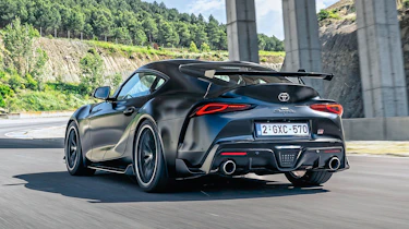 New Toyota GR Supra A90 Final Edition - rear tracking