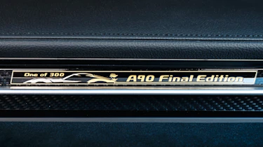 New Toyota GR Supra A90 Final Edition - Limited Edition plaque