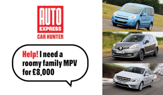 Used Car Hunter - roomy family MPVs for £8k header image