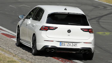 VW Golf R spy shot - rear end