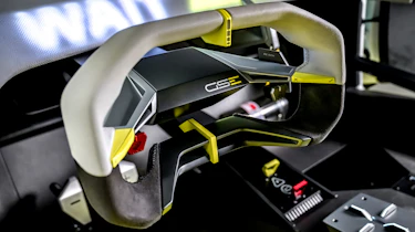 Vauxhall Corsa GSE Vision Gran Turismo concept steering wheel
