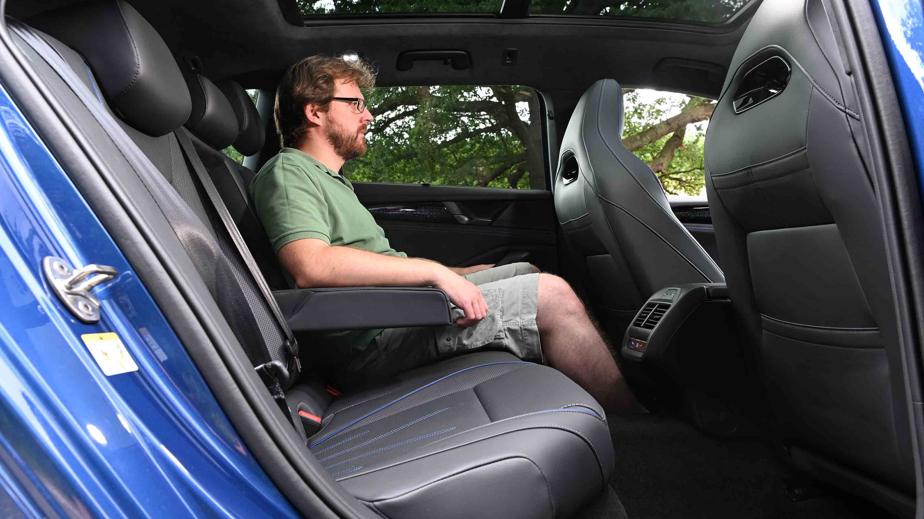 Volkswagen Passat - rear seats with online reviews editor, Max Adams