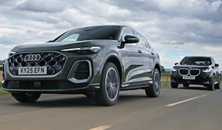 Audi Q5 vs BMW X3 - front tracking