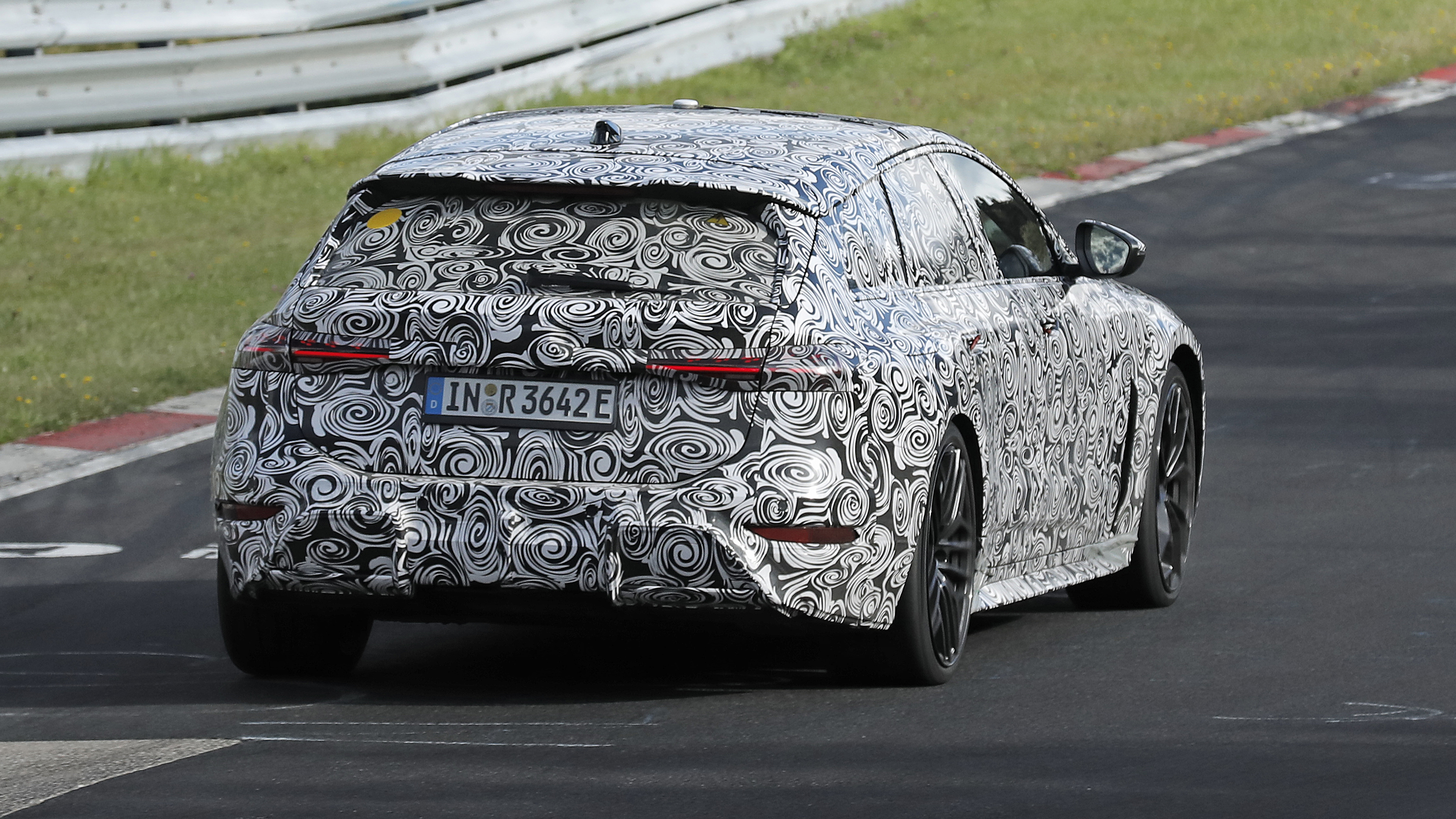 Audi S6 e-tron (camouflaged) - rear cornering