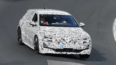 Audi S6 e-tron (camouflaged) - front cornering