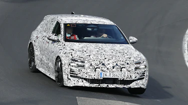 Audi S6 e-tron (camouflaged) - front cornering