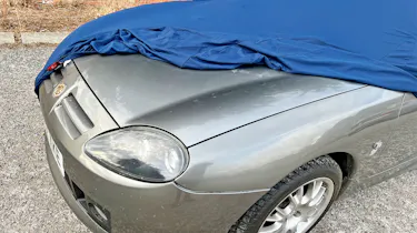 Best indoor car covers - MG TF with cover