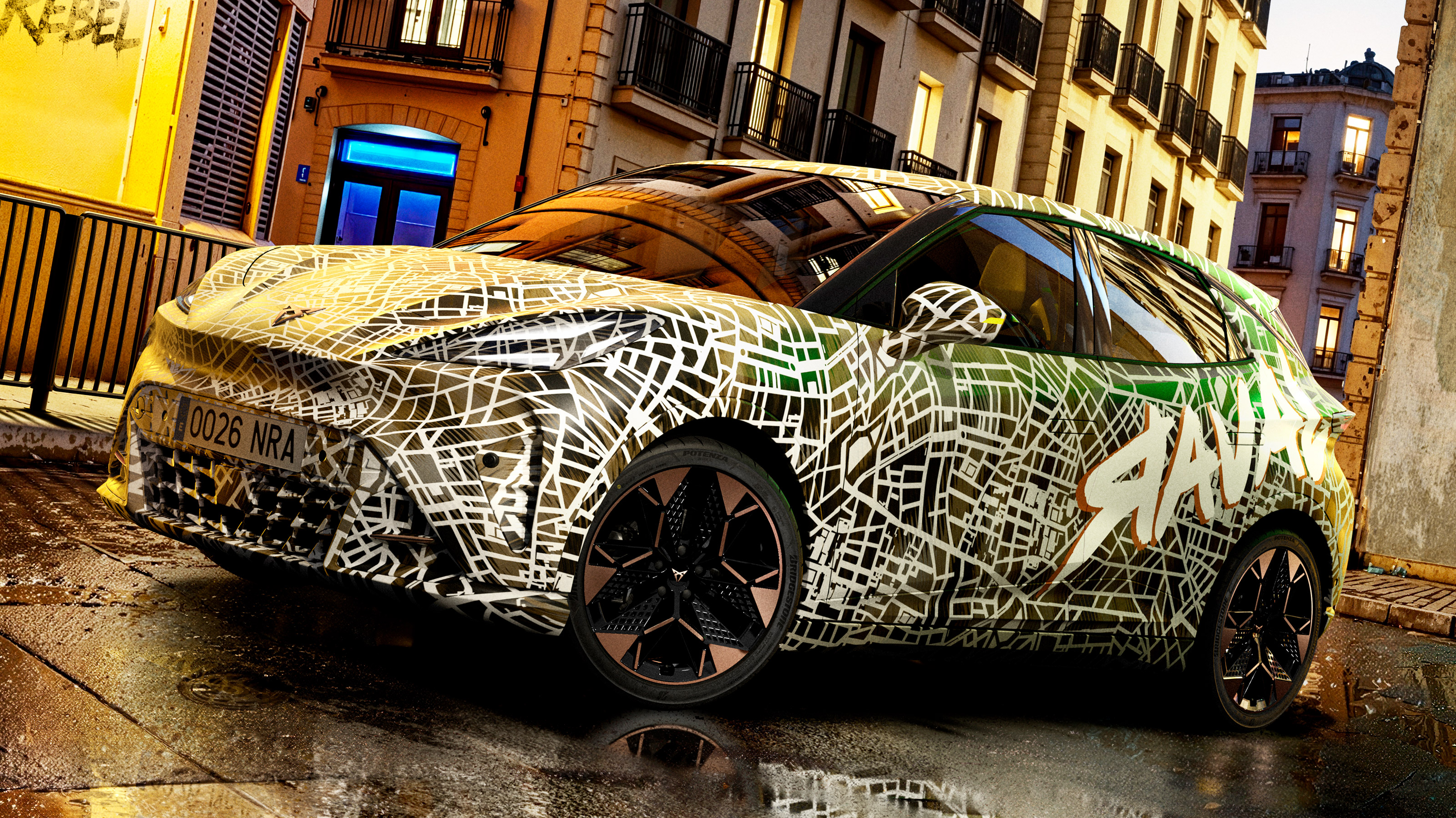 Cupra Raval camouflaged 2025