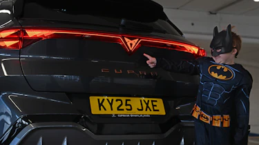 Cupra Terramar V2 long-term - Batman pointing at rear lights