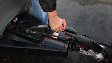 EV tow test - Caravan lever