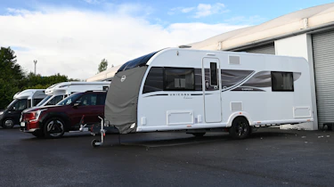 EV tow test - caravan