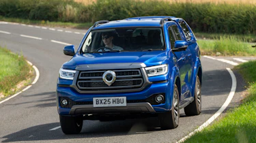 GWM Poer300 - front cornering