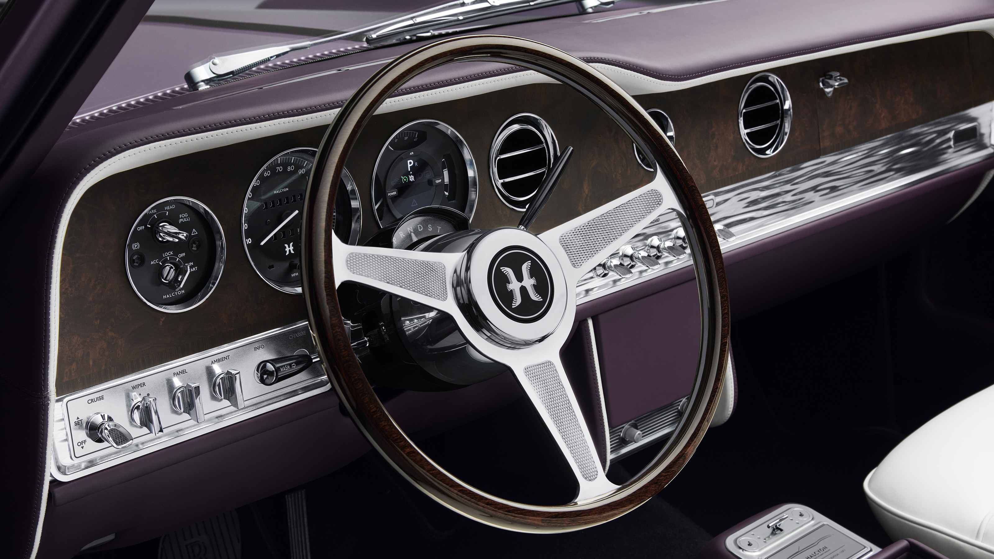 Halcyon Corniche EV - steering wheel