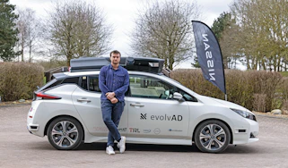 autonomous Nissan Leaf Mk2 Alastair Crooks