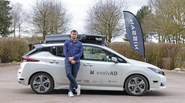 autonomous Nissan Leaf Mk2 Alastair Crooks
