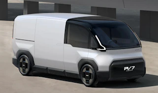 Kia PV7 concept front 3/4